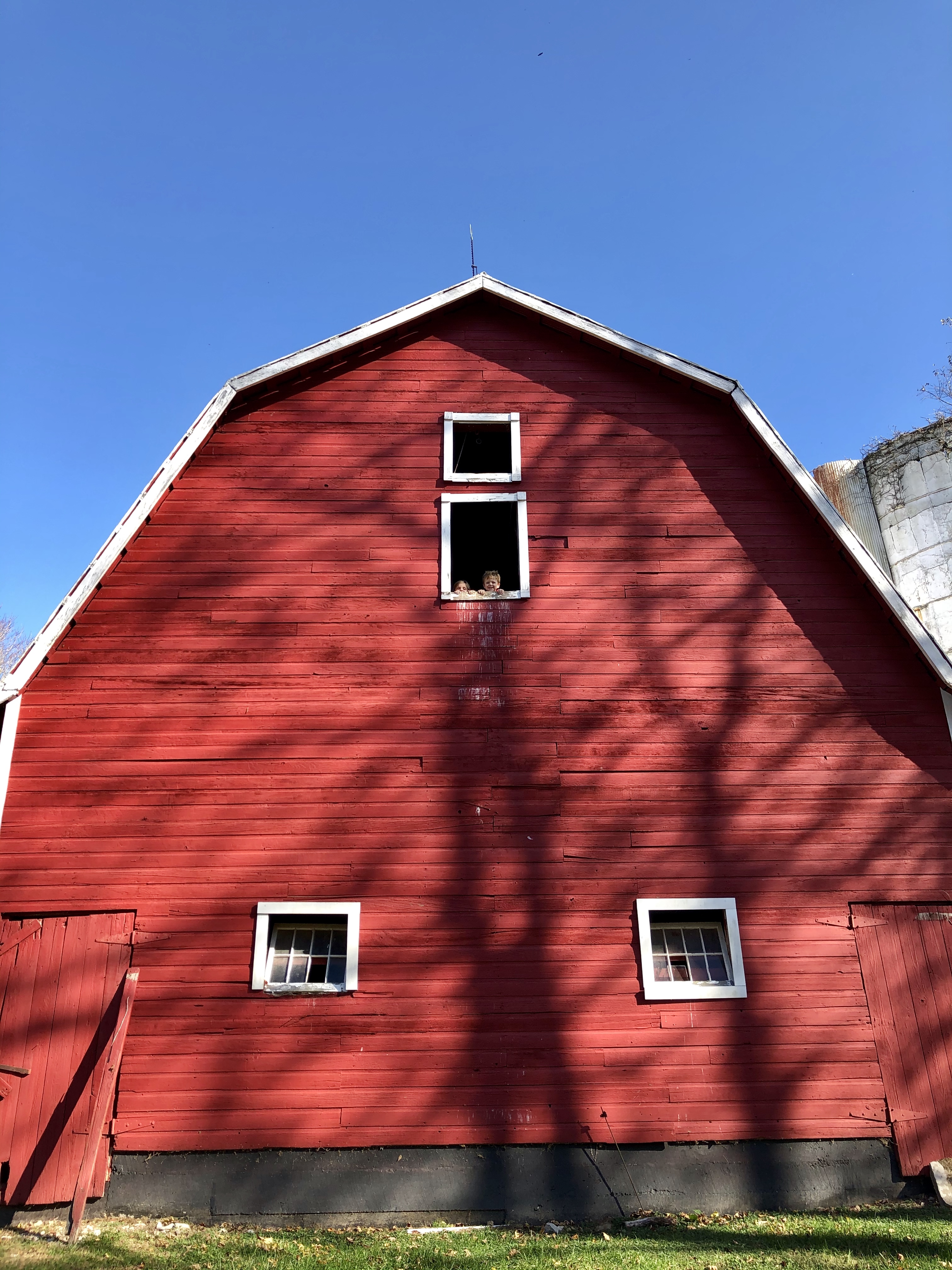 The historic red barn